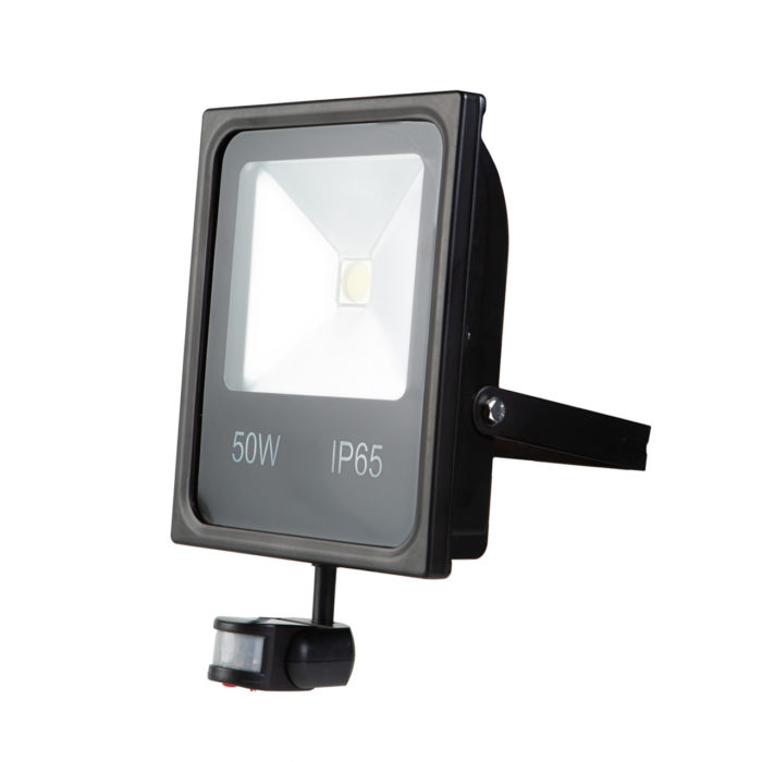 LED Fluter 50 Watt mit Sensor (abnehmbar) - MUVA Tech